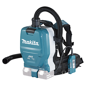 Aspirador de mochila 18Vx2 LXT BL AWS 