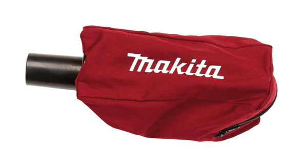 Bolsa de tela roja con adaptador para lijadora 9046 Makita 152456-4 