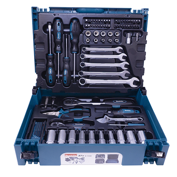 E-11542 - Mala de ferramentas manual de 87 peças