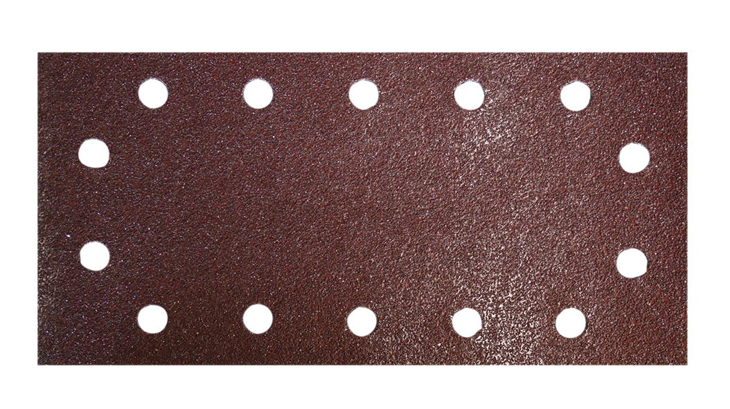 Pack 10 Abrasifs Perforés Makita P-35922 - 93x185 Mm, Grain 240, Velcro - Pour Ponceuses BO3700, BO3711, Etc.