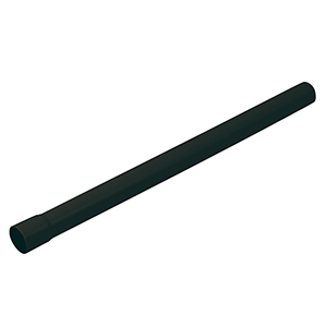 Tubo recto 28mm negro                  